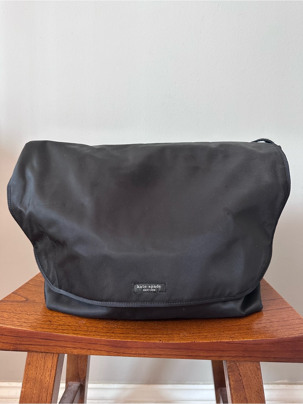 kate spade Black Nylon Crossbody Messenger Bag